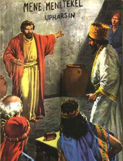 La escritura en la pared