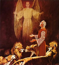 Daniel en el foso de los leones Daniel en el foso de los leones