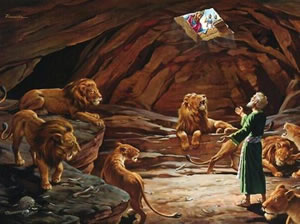 Daniel es salvado de los leones Daniel es salvado de los leones