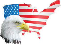 El águila de los Estados Unidos de América