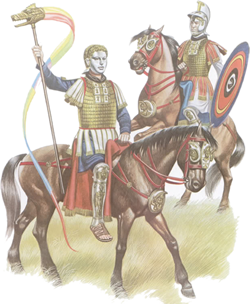 Legiones Romanas en escarlata