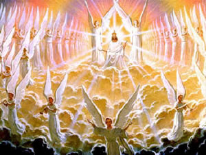 Angeles alrededor del trono Angeles alrededor del trono