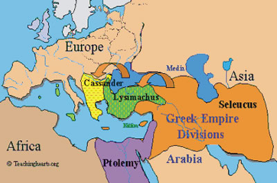 División del Imperio Griego División del Imperio Griego