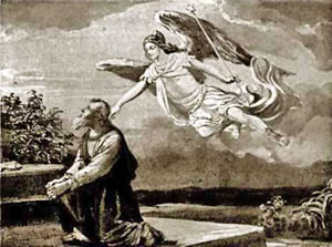 La llegada del ángel Gabriel La llegada del ángel Gabriel
