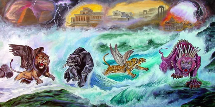Las cuatro bestias del mar Las cuatro bestias del mar
