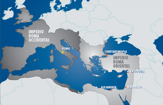 Mapa del Imperio Romano
