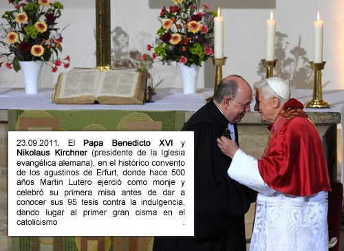 Papa Benedicto XVI y Nikolaus Kirchner Papa Benedicto XVI y Nikolaus Kirchner