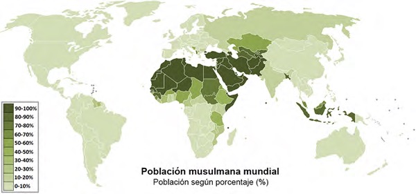 Poblacion musulmana mundial
